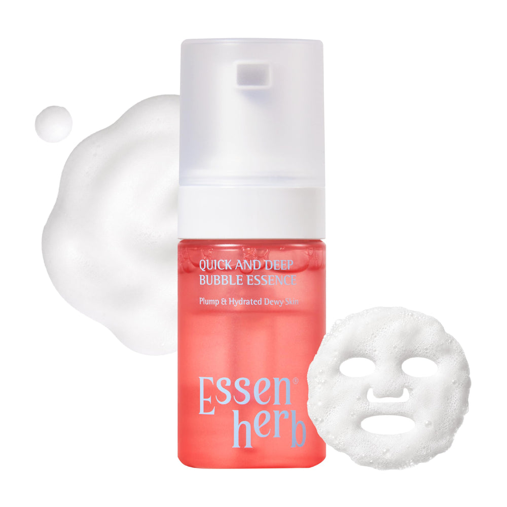 ESSENHERB front bottle view showing compact travel-friendly design and hydration benefit