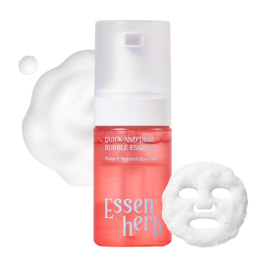 ESSENHERB front bottle view showing compact travel-friendly design and hydration benefit