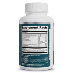Essential Elements bottle on bathroom shelf with grooming products for routine convenience