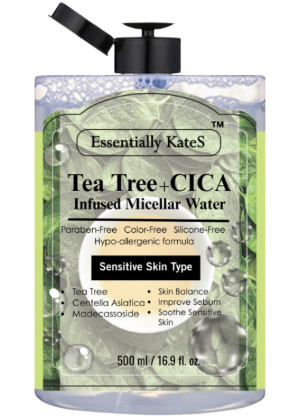 Essentially KateS front bottle view showing clean Korean design and large size