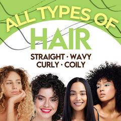 Essentially KateS applied to hair showing improved manageability benefit