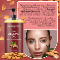 Essentially KateS oil being poured to show silky texture and easy absorption for smooth skin