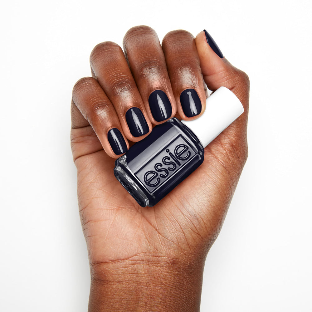 essie label detail showing product name and vegan claim clearly