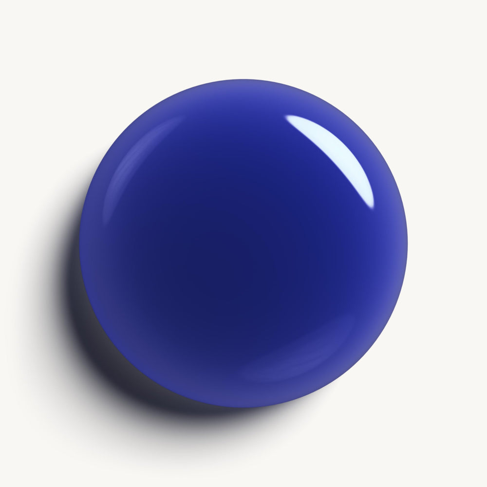 essie brush stroke of Blue Light showing smooth glide and even coverage