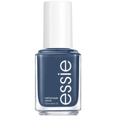 essie front bottle view shows deep indigo polish and glossy finish