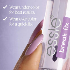 essie patch concealed under polish providing seamless manicure finish