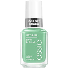 essie bottle front view showing cactus jelly shade and glossy finish benefit