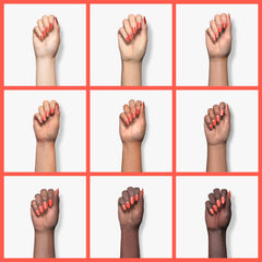 essie nail application step showing even coverage and precision