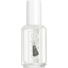 essie Clear 390 bottle front view showing glossy finish benefit