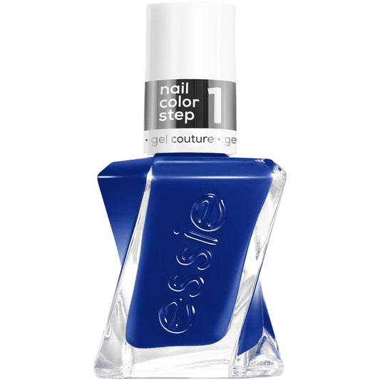 essie front bottle showing electric blue shade and easy application