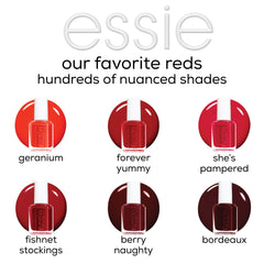 essie bottle next to a ruler size comparison for travel-friendly benefit