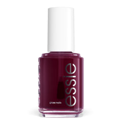 essie Half Full front bottle shot showing translucent purple and glossy benefit