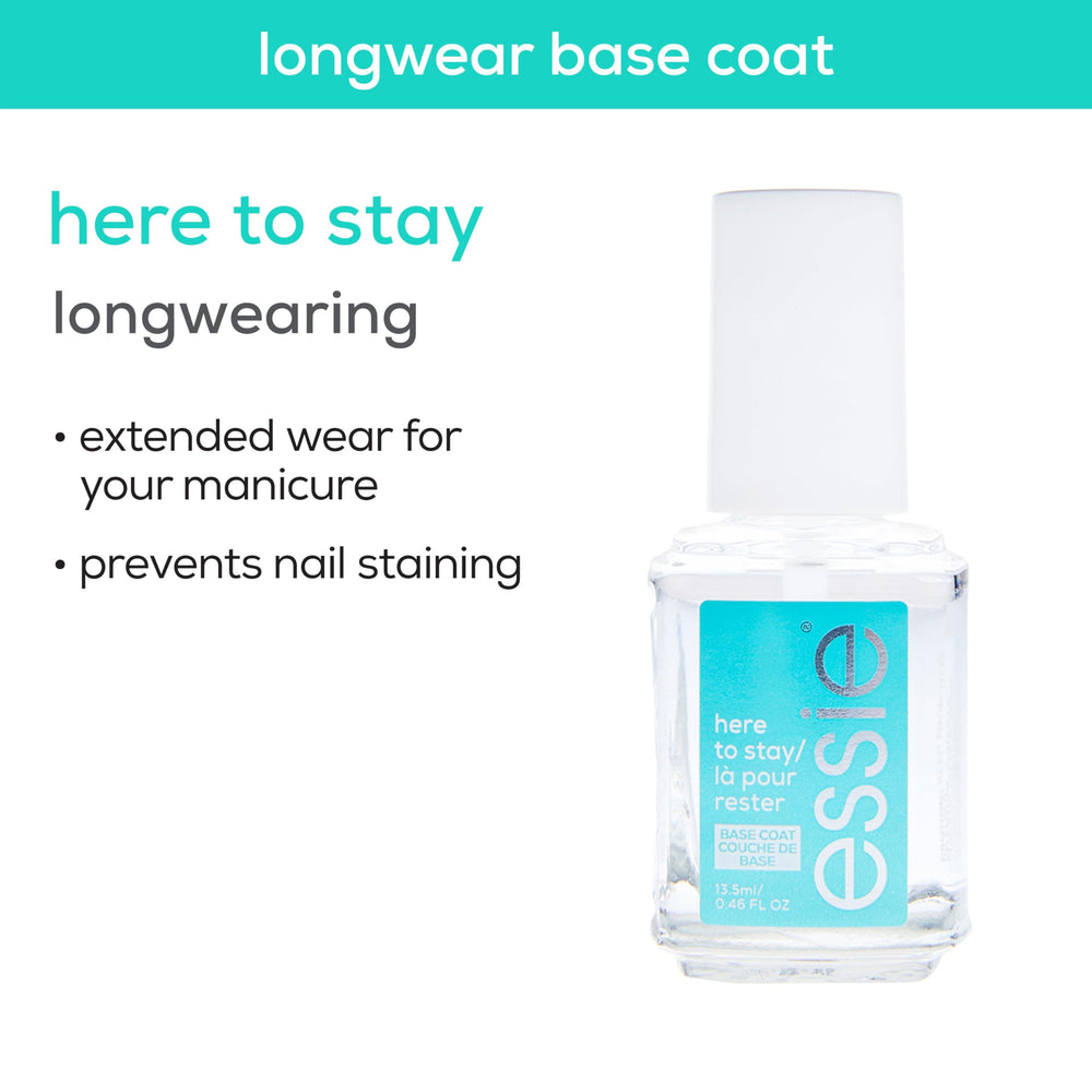 essie product in use during manicure to extend polish wear and reduce chipping