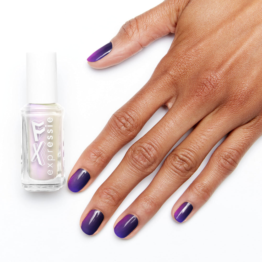 essie flatlay manicure lifestyle showing salon-inspired results at home