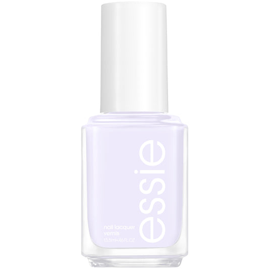 essie Just Chill front bottle showing cool white shade and glossy finish