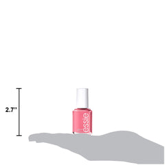 essie lifestyle manicure scene with pink nails and polished, fashionable look
