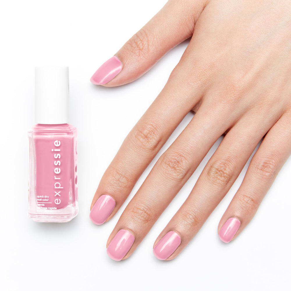 essie bottle on café table lifestyle image for everyday style