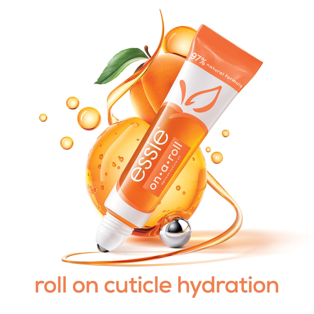 essie roll-on applicator close-up demonstrating precise mess-free application