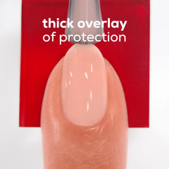 essie bottle with hand for scale showing compact travel-friendly benefit