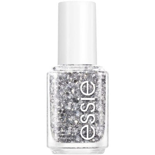 essie Set In Stones front bottle showing label and glitter finish for instant sparkle