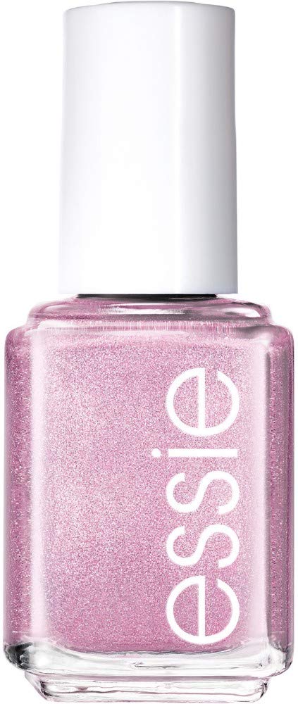 essie front bottle showing metallic pink shade and salon finish