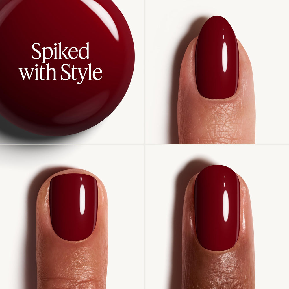 essie brush laying a smooth stroke demonstrating even application benefit