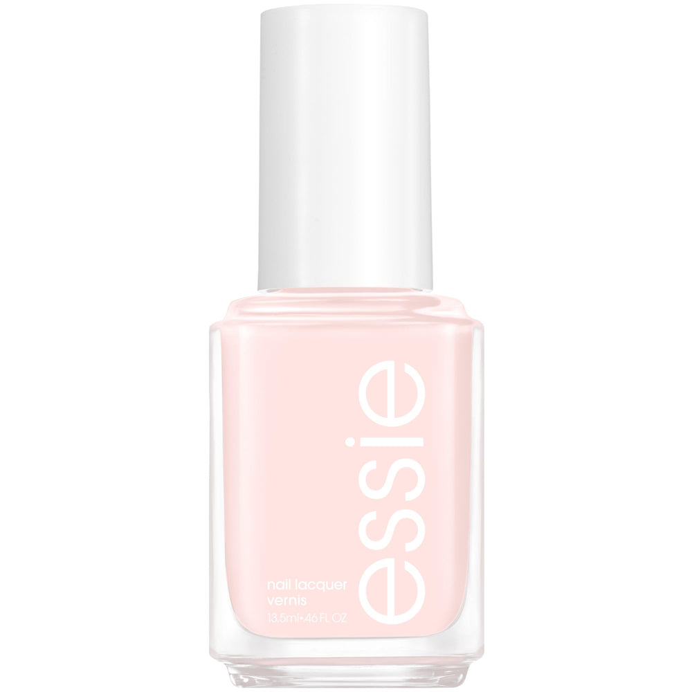 essie bottle front view showing shade and glossy benefit