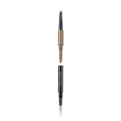 Estée Lauder multi-tasker front view showing all three tool ends and compact design benefit