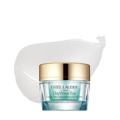 Estée Lauder DayWear front jar showing label and compact size for easy travel