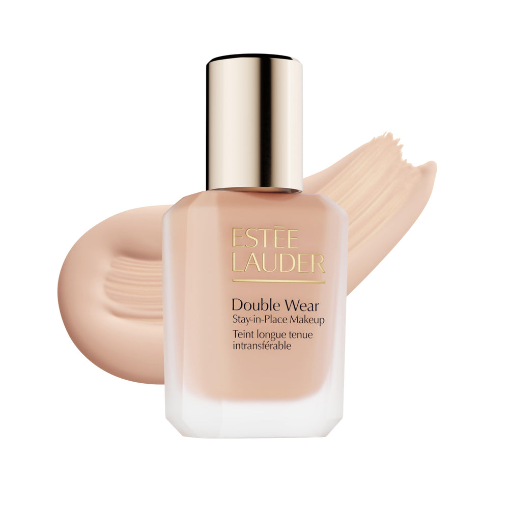 Estée Lauder front bottle showing sleek packaging and long-wear benefit