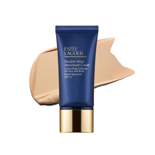Estée Lauder double wear front bottle shows product and elegant packaging benefit long wear