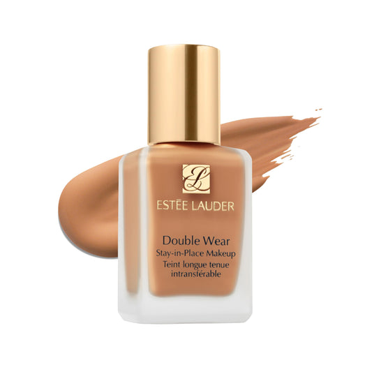 Estée Lauder front packaging showing bottle and label, brand reliability benefit