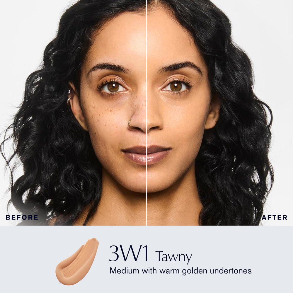 Estée Lauder 3W1 Tawny shade label for accurate shade identification