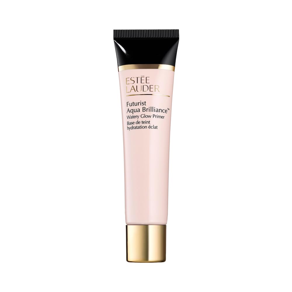 Estée Lauder front packaging showing the primer bottle and branding benefits