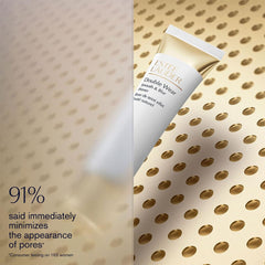 Estée Lauder gel-cream texture close-up showing smooth blendability and matte effect