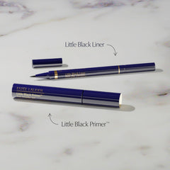 Estée Lauder wedge tip close-up demonstrating versatile thin or thick lines