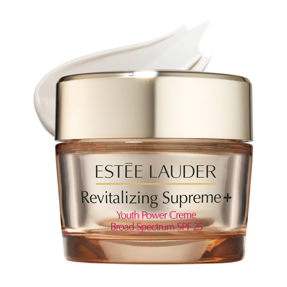 Estée Lauder jar front showing elegant packaging and SPF benefit