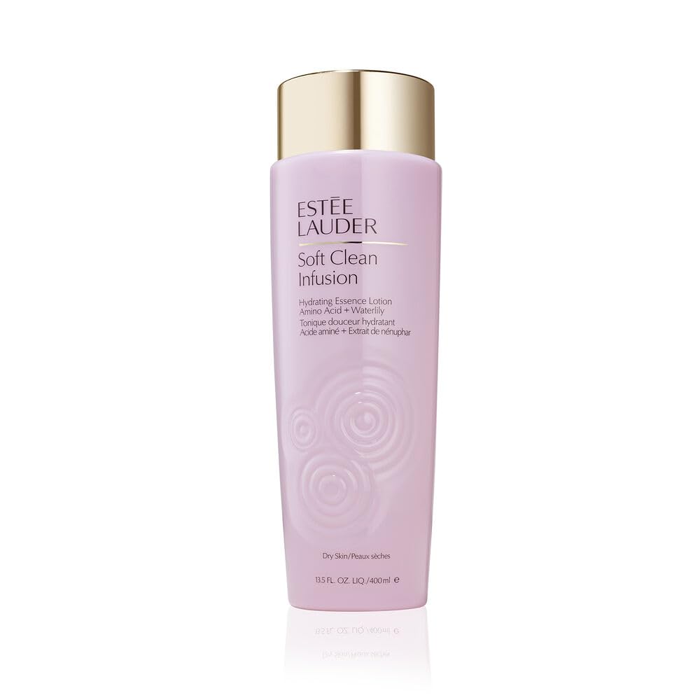 Estée Lauder front packaging showing bottle and label benefits