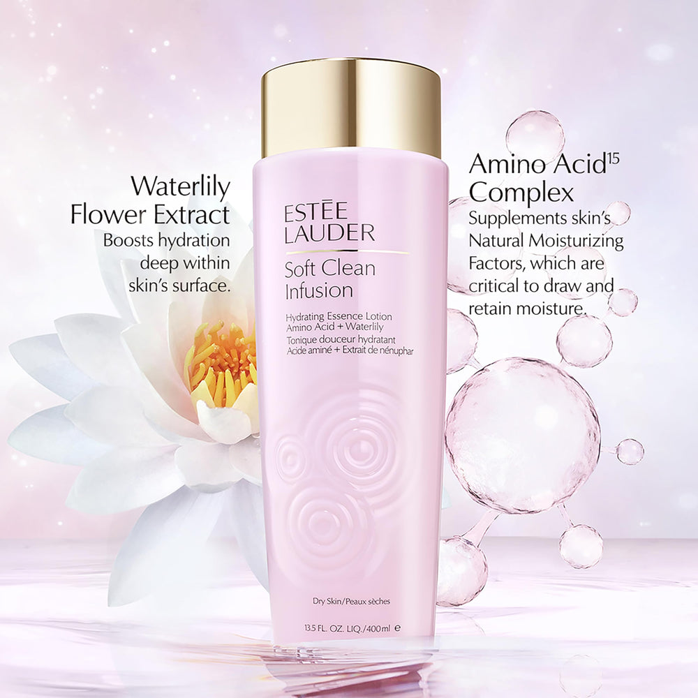 Estée Lauder texture close-up revealing cushiony hydrating lotion