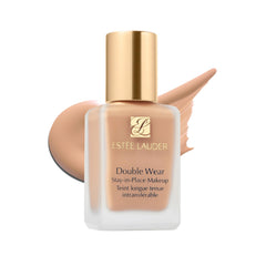 Estée Lauder front bottle showing branding and shade 1C0 Shell benefits long wear