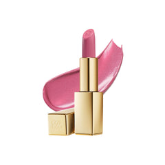 Estée Lauder lipstick front packaging displaying shade 221 Pink Parfait and brand luxury