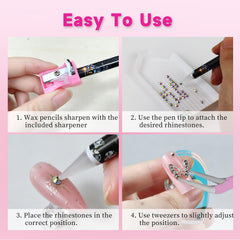 ESUOHYM sharpener with wax pencil keeping tips accurate for placement