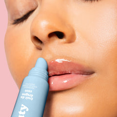 ESW Beauty open tube texture close-up highlighting smooth, non-sticky gloss