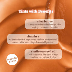 ESW Beauty swatches on skin demonstrating buildable caramel tint benefit