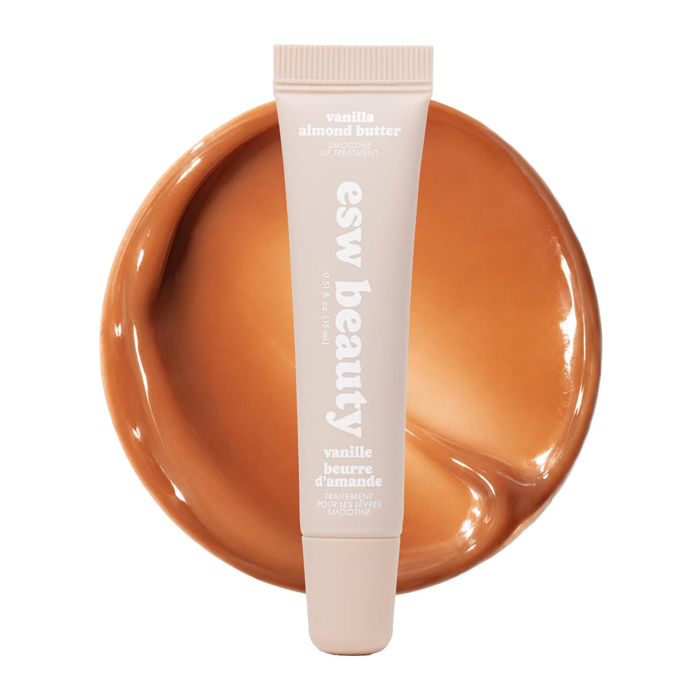 ESW Beauty front view of twist-up lip treatment shows tint and applicator benefit