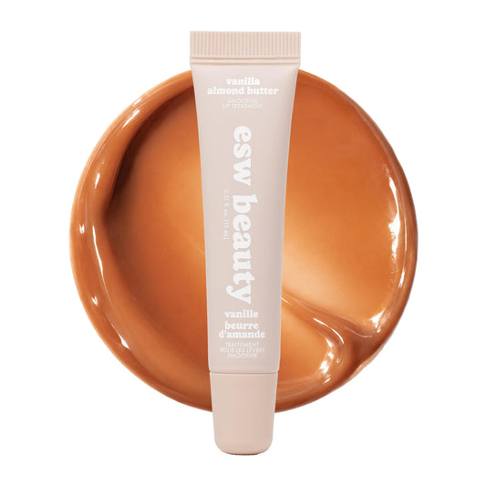 ESW Beauty front view of twist-up lip treatment shows tint and applicator benefit