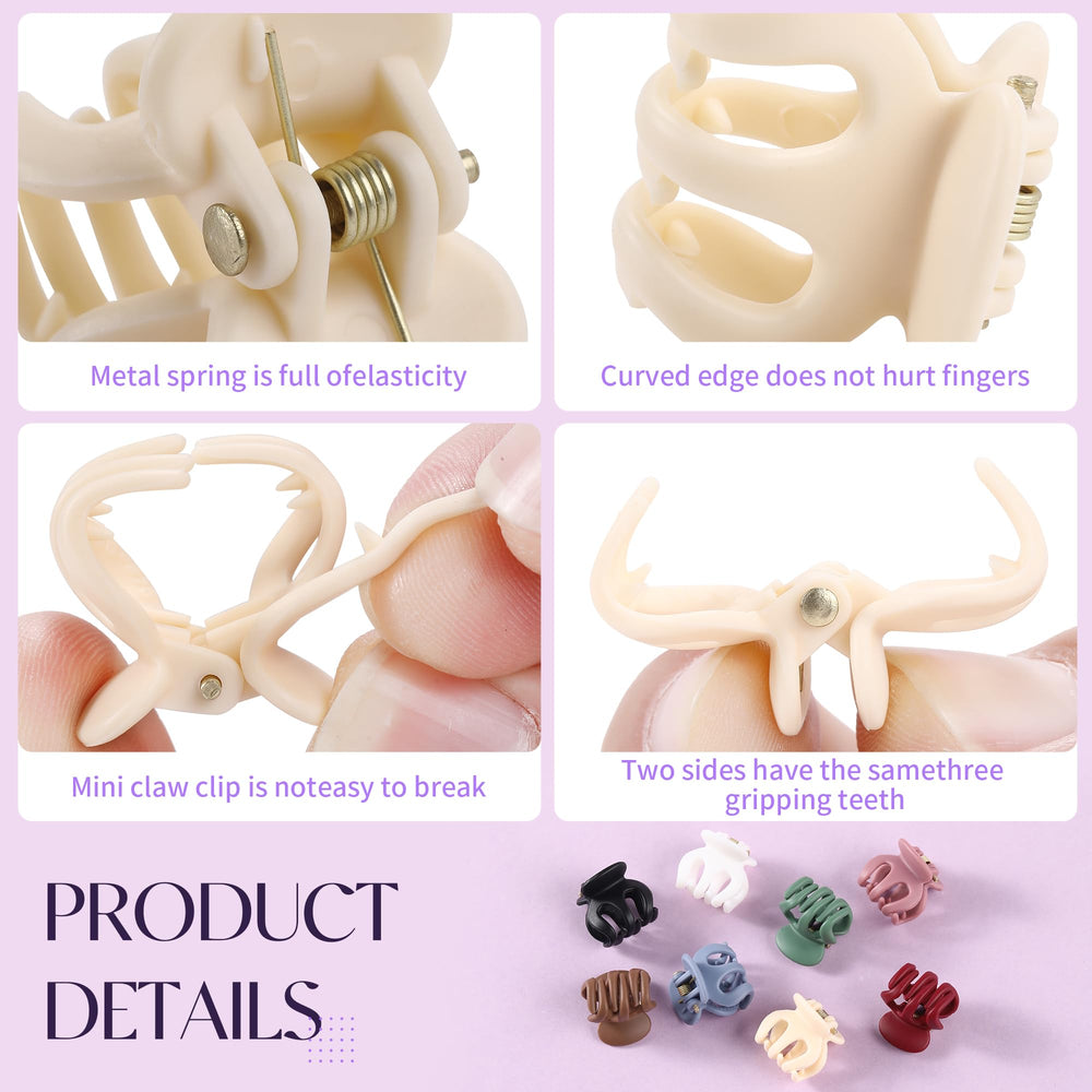 ETANEAR clips held in hand illustrating compact 0.8 inch size for portable styling