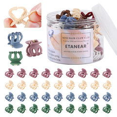 ETANEAR front packaging showing 36 mini clips and gift-ready box with organized colors