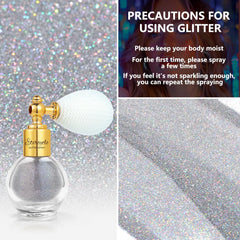 Etercycle ultra-fine glitter texture up close highlighting smooth cosmetic finish
