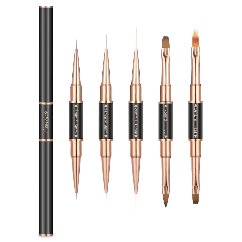 Etercycle front view of double-ended pens showing compact design and portability